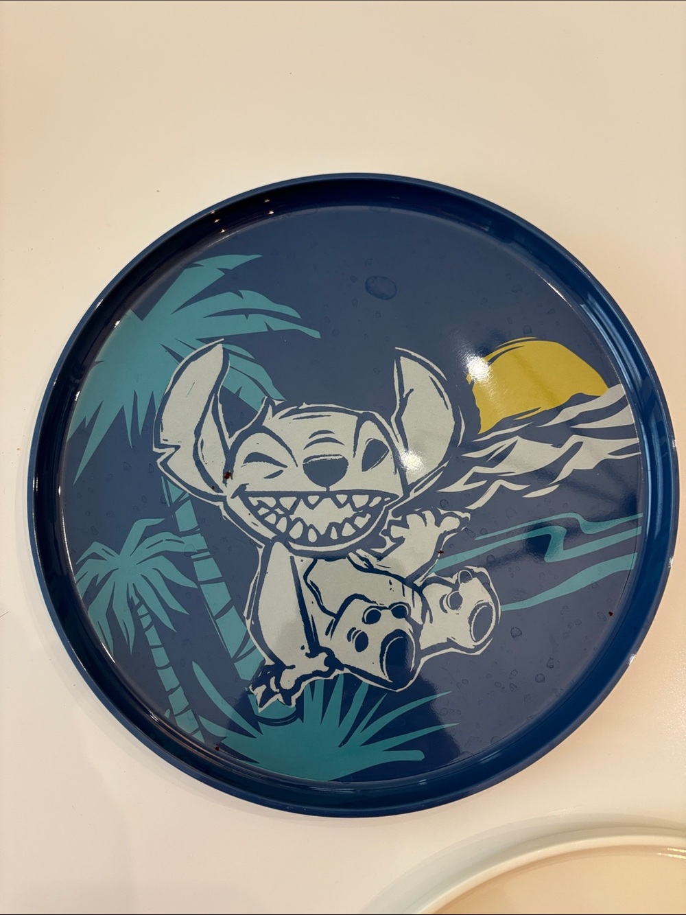 Disney Melamine Plate Set - Blue and Cream Accents - Picture 2 of 7